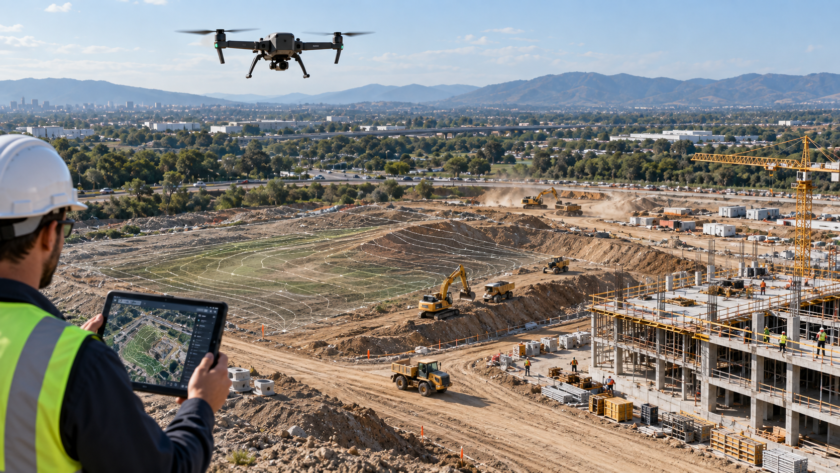 ventajas de utilizar topografía con drones en proyectos de construcción